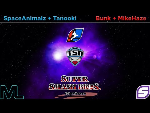 SSFC3 Melee Doubles - SpaceAnimalz.com + Tanooki vs. Bunk + MikeHaze - Grand Finals
