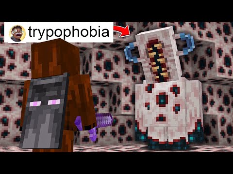 I Added His Deepest Phobia to Scare Him on Minecraft