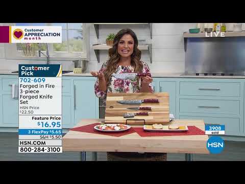 Forged in Fire 3piece Forged Knife Set