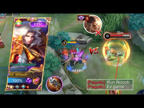 TOP GLOBAL LANCELOT VS TOP GLOBAL PAQUITO! | MOST INTENSE EPIC COMEBACK MATCH! (MUST WATCH)