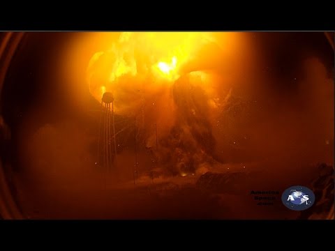 #видео дня | Авария ракеты-носителя «Антарес» крупным планом. Фото.