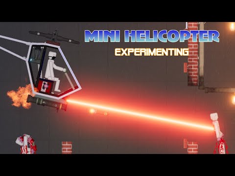 NEW! Mini Helicopter Experimenting in People Playground - People Playground 1.21.3