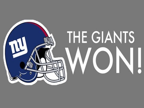 THE GIANTS WON!!!!! (Song A Day #1117)