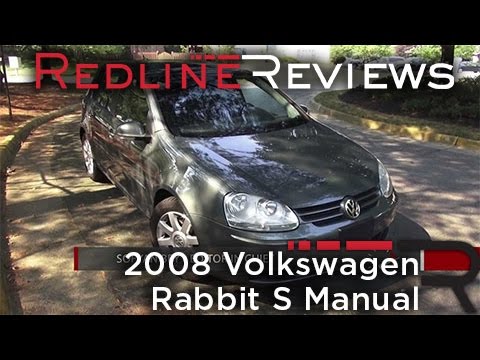 2008 Volkswagen Rabbit S Manual Walkaround, Exhaust, Review, Test Drive