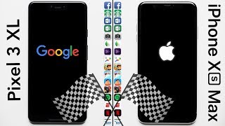 Google Pixel 3 XL vs Apple iPhone XS Max Speed Test
