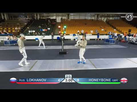 2018 T64 23 M S Individual Novi Sad SRB European Championships 8 LOKHANOV RUS vs HONEYBONE GBR