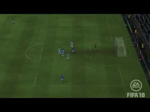 Mis goles FIFA 10. Manchester City (0) - 2 (Chesterfield).flv