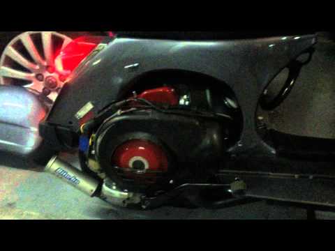 Vespa T5, Polini 152cc y escape Biturbo