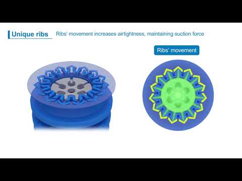 Vacuum Pad/Bellows Type ZP3P-JT Series