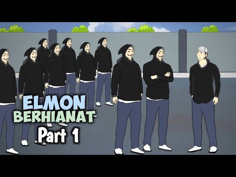 ELMON BERHIANAT KE PEGATON PART 1 - DRAMA ANIMASI