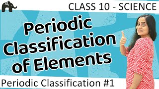 Periodic Classification of Elements Class 10  CBSE