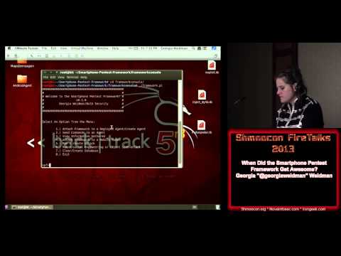 When Did the Smartphone Pentest Framework Get Awesome by Georgia @georgiaweidman Weidman