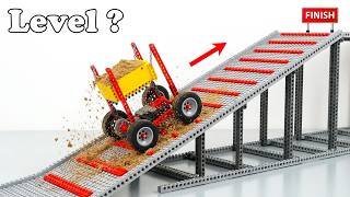 LEGO Level Test: Suspension Cars Reach the Finish? | Smart Lego