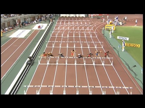 Men's 110m hurdles - Osaka 2007 - 50 fps