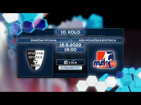 2.liga 2022/2023 10.kolo: Spartak Myjava - MŠK Považská Bystrica (zostrih)