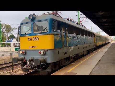 MÁV V43 GYSEV InterCity kocsikkal Celldömölk➡️Szombathely személy vonat érkezik /arriving /einfahrt
