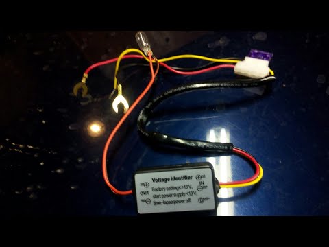 DRL Automatic Daytime Driving Light Diming Relay - Voltage identifier module