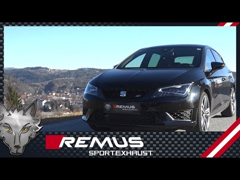 Seat Leon Cupra Type 5F with REMUS cat-back system