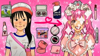 【paperdiy】【making】コギャルリレー2025💨#making #makeup