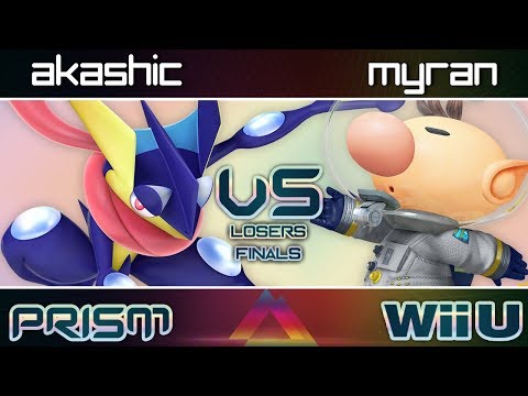 PRISM 116 - Akashic (Greninja) vs. Myran (Olimar) - Losers Finals - Smash Wii U