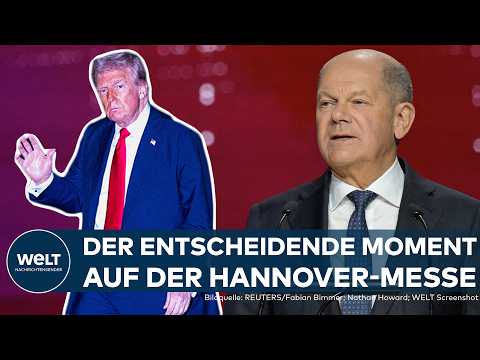 HANNOVER-MESSE: Klare Kante gegen Trump! Olaf Scholz sichert Kanada Solidarität zu