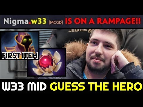 W33 MID First Item Hood of Defiance — Guess The Hero 7.28 Dota 2