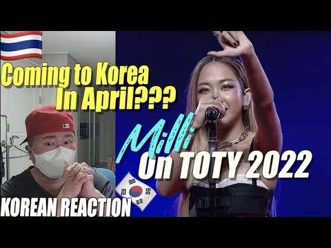 🇹🇭🇰🇷🔥Korean Hiphop Junkie react to Welcome + รักนะเว้ย + สุดก่อน - MILLI | TOTY Music Awards 2022