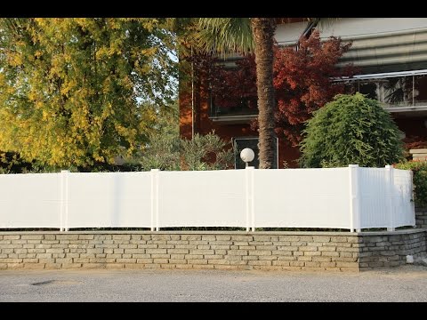 How to install a screening net for garden and balcony privacy protection