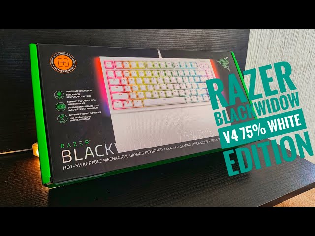 Vídeo relacionado con Razer BlackWidow V4 Pro 75% - Teclado inalámbrico para Juegos Intercambiable en Caliente - Pantalla OLED (dial de comandos, 4K Hz y conectividad Bluetooth) Diseño US ISO | Negro