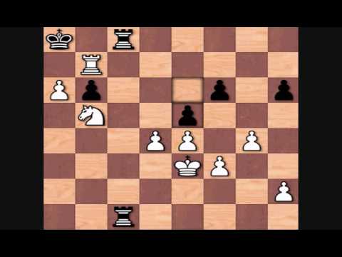 Mikhail Botvinnik vs Milan Vidmar, 1946 Groningen