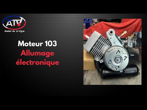 Montage d'un allumage électronique sur Peugeot 103
