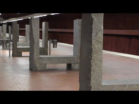 Skarpnäck Subway station, Sweden - walkthrough and surroundings