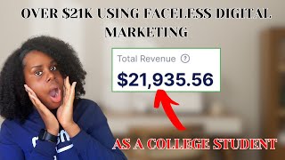HOW TO START MAKING MONEY USING FACELESS DIGITAL MARKETING SELLING DIGITAL PRODUCTS| I MADE $23K