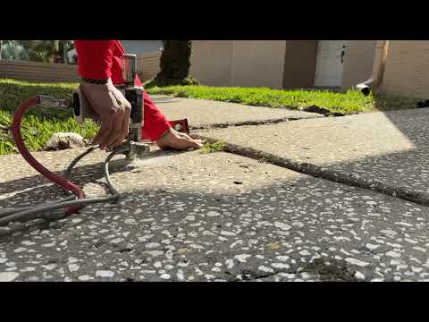 LRE Concrete Walkway Leveling Time-lapse in Clearwater, Florida