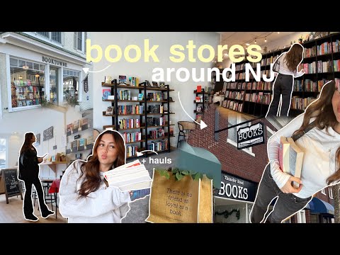 book shop with me around NJ 🛍️🧚🏻‍♀️📚 + book haul