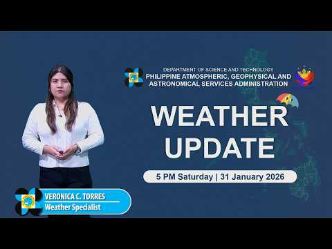 Public Weather Forecast issued at 5 PM | January 31, 2026 - Saturday