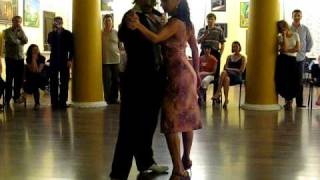 Gaston Torelli y Moira Castellano. Show (2). Festival "Nevskaya Milonga - 2010". St.Petersburg.