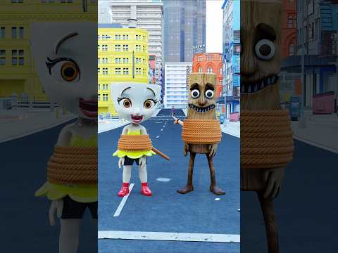 WHO WILL Tung Tung Tung sahur or ballerina cappuccina #animation #shorts