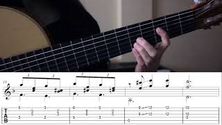 Mercedes Sosa - Zamba para olvidarte - Tutorial intro (Transcripción y tablatura)