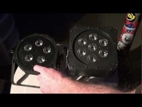 ADJ Battle!  Flat Par Tri7 Vs Mega TRIPAR Profile