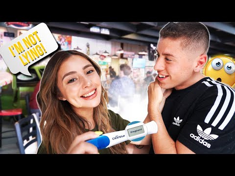 TELLING MY BOYFRIEND IM PREGNANT!!! **EMOTIONAL REACTION*