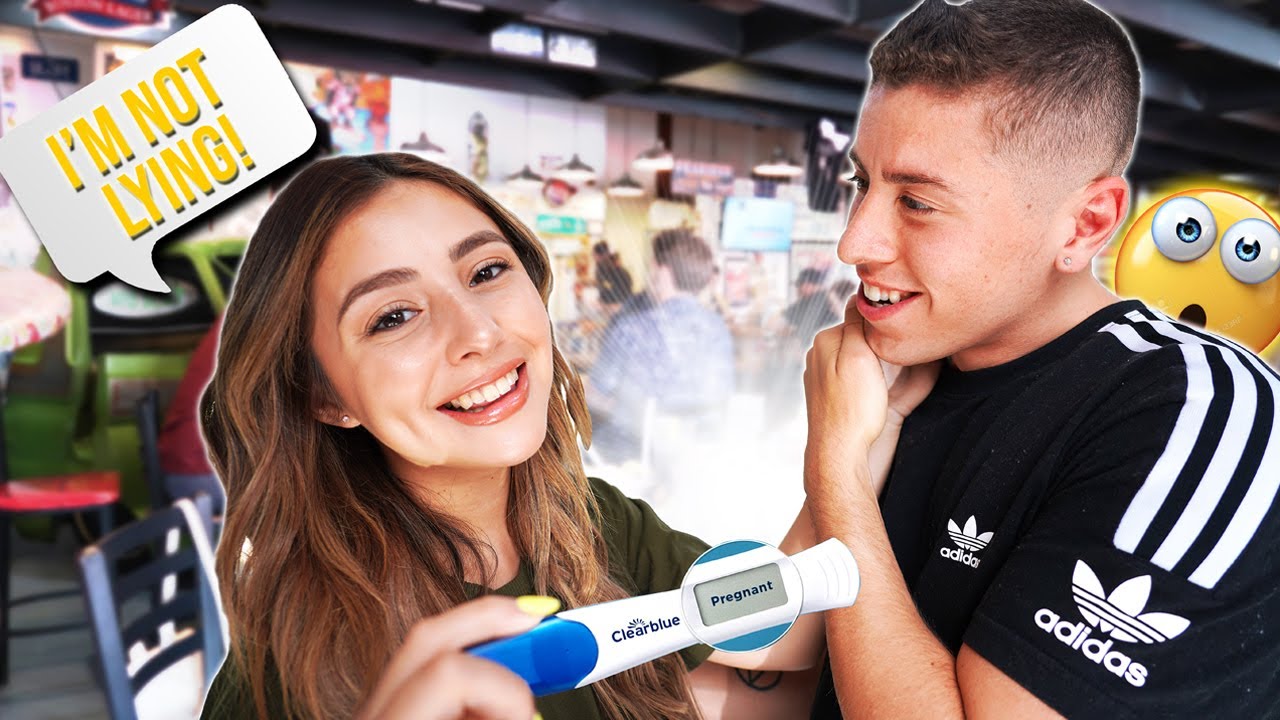 TELLING MY BOYFRIEND IM PREGNANT!!! **EMOTIONAL REACTION*