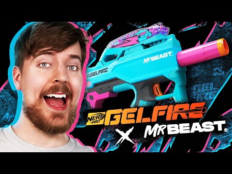 Nerf Pro Gelfire X Mr Beast Blaster | Hasbro Pulse