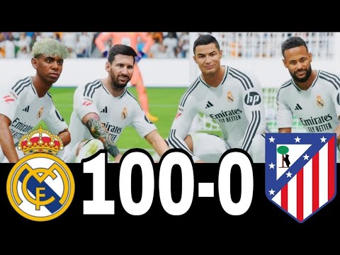 FC 25 -MESSI RONALDO NEYMAR & MBAPPE | ALL STARS |  AL NASSR 100-0 MANCHESTER UNITED