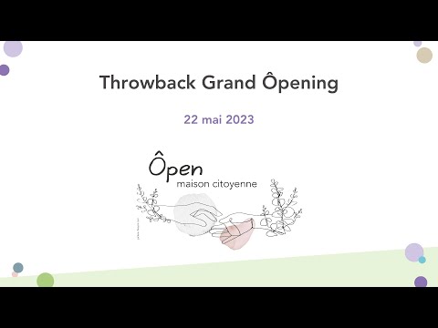Inauguration: 1 an déjà