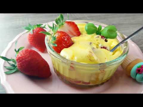 Zapiekany kogel mogel z owocami