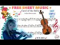 Lindsey Stirling - Carol of the Bell violin sheet music