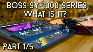 Video thumbnail for An overview of the BOSS SY-1000 (Part 1/5) by EytschPi42