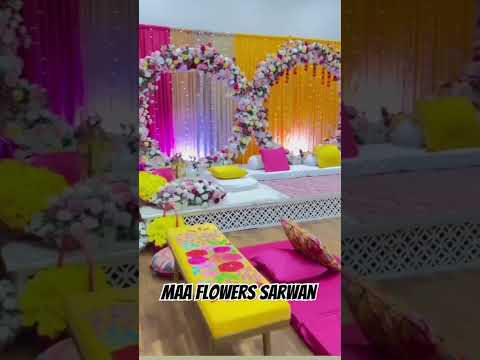 MAA FLOWERS SARWAN #deoghar #wedding #decorationg #flowerarrangement #shorts #youtubeshort