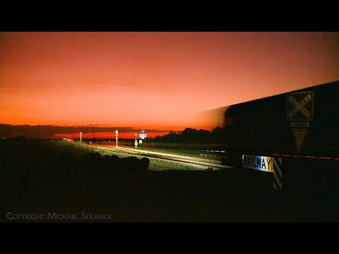 1MP2 Freight Train Timelapse After Sunset At Gheringhap (14/5/2023) - PoathTV Australian Railways